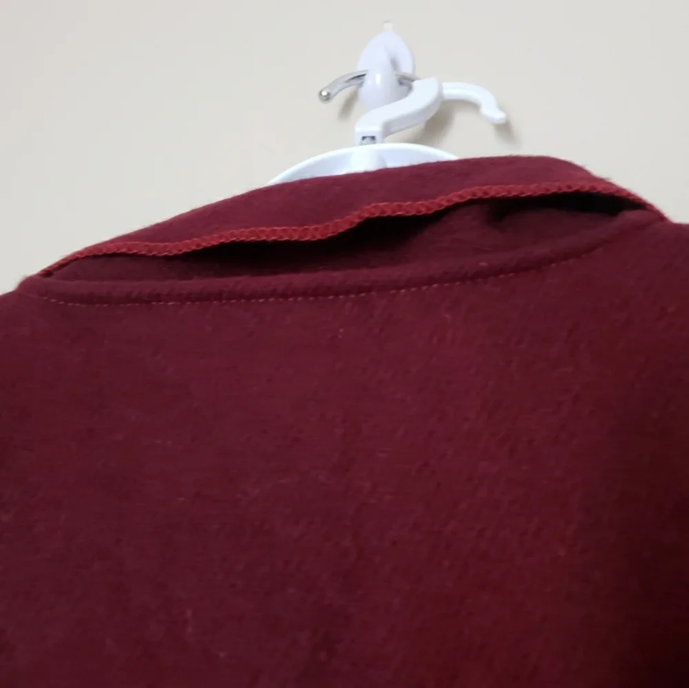 Pullover Poncho Cape with Scarf Fringed Hem